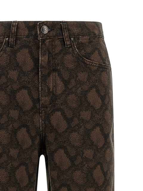 Rotate Birger Christensen Animal Print Jeans