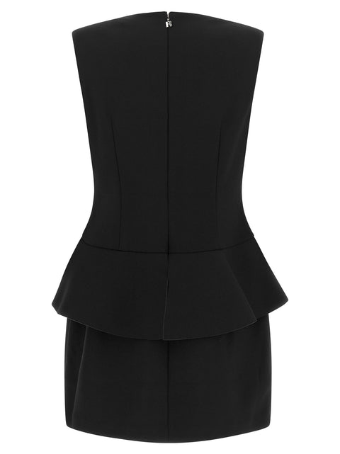 Rotate Birger Christensen Black Pink Dress