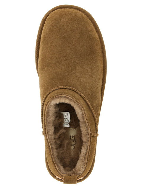 UGG Classic Micro Brown Ankle Boots