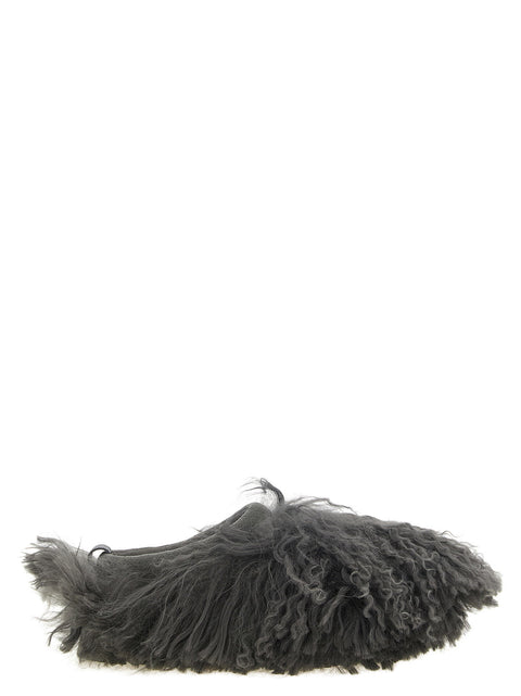 UGG Grey Tazz Fluff Momma Sabots