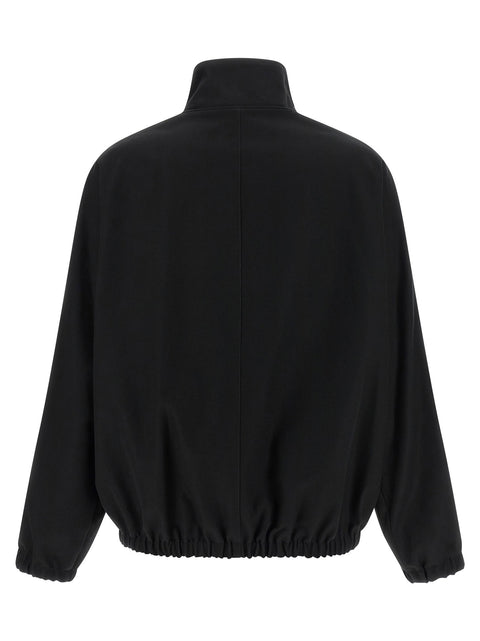 Courreges Buckle Zipped Bomber Jacket