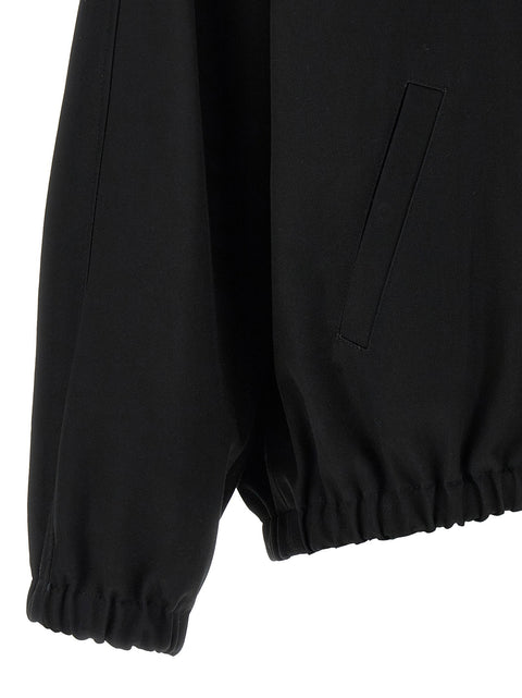 Courreges Buckle Zipped Bomber Jacket
