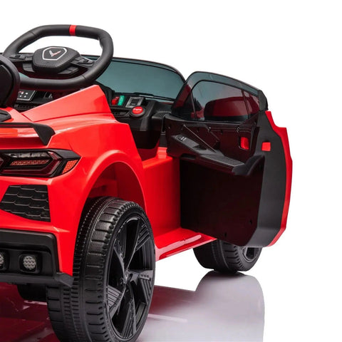 12V Chevrolet Corvette C8 1-Seater Kids Ride-On Car