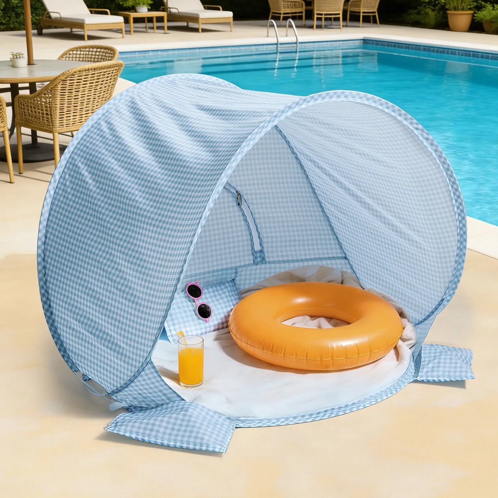 Tiny Land® One-Stop Beach Toy & Tent Set