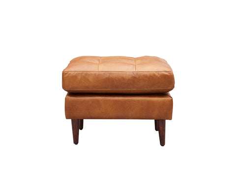 Alamo Top Grain Leather Arm Chair - Light Brown