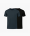 Buki Cinqo Tech Tee 2-Pack - Blue Night/Black