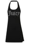 Juicy Couture Logo halter mini dress