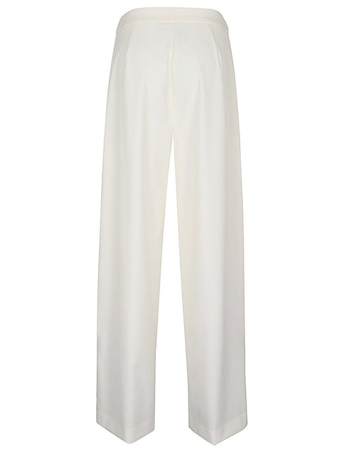 Erika Cavallini Semi-Couture Wool twill Amelia trousers