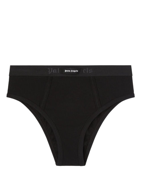 Palm Angels Logo cotton coulottes