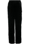 Gold Hawk Velvet wide-leg trousers