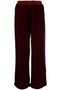 Gold Hawk Velvet wide-leg trousers