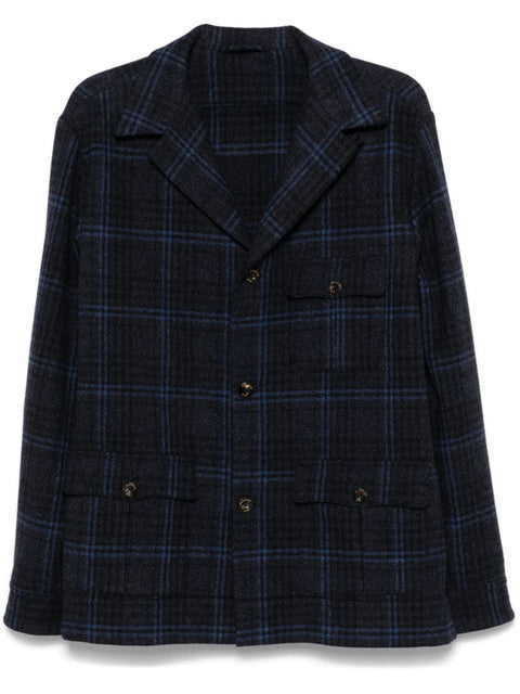 Finamore 1925 Napoli Wool single-breasted jacket