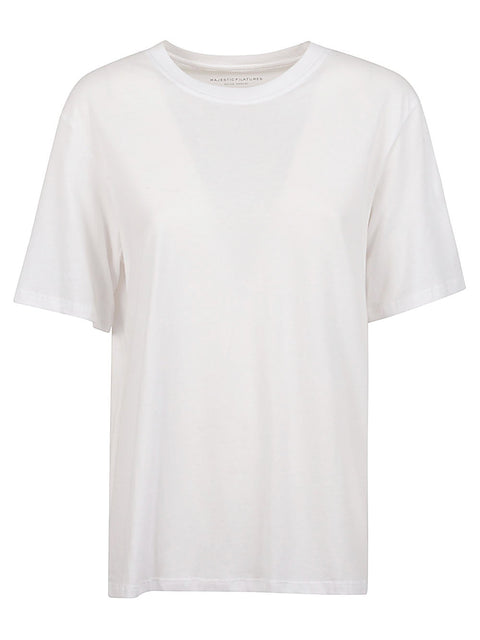 Majestic Cotton crewneck top