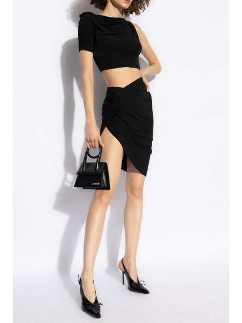 Jacquemus La Mini Jupe Drapeado skirt