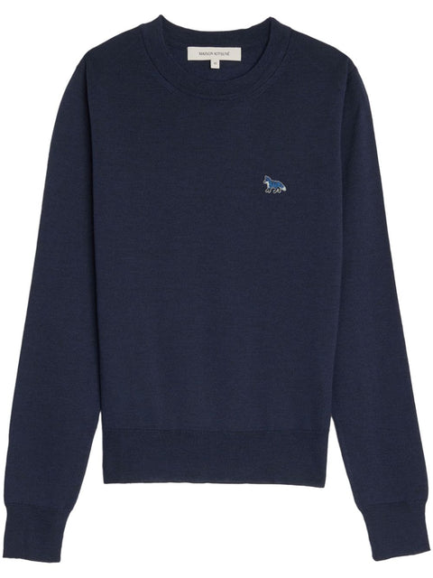 Maison Kitsuné Maison Kitsune W Baby Fox Patch Regular Jumper