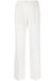 Alberto Biani White Cady Elasticated Trousers