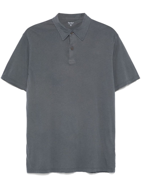Hartford Light polo in Steel blue
