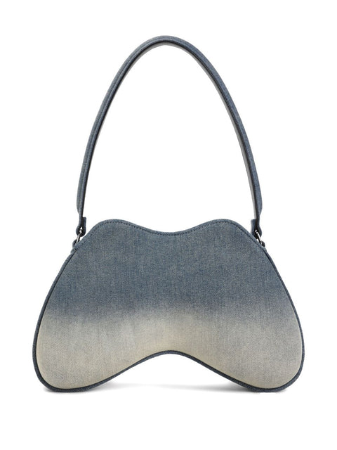 Diesel double-d denim shoulder bag