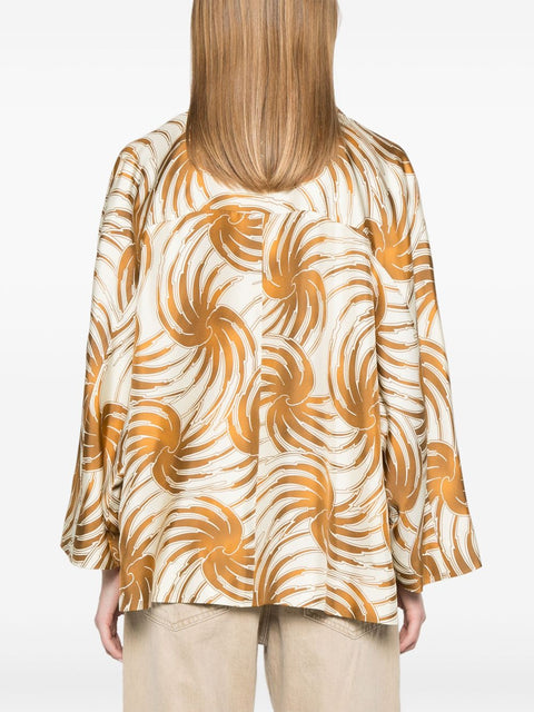 Alberto Biani graphic-print blazer