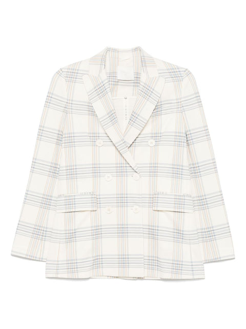 Circolo 1901 American rear vent Cotton double-breasted jacket
