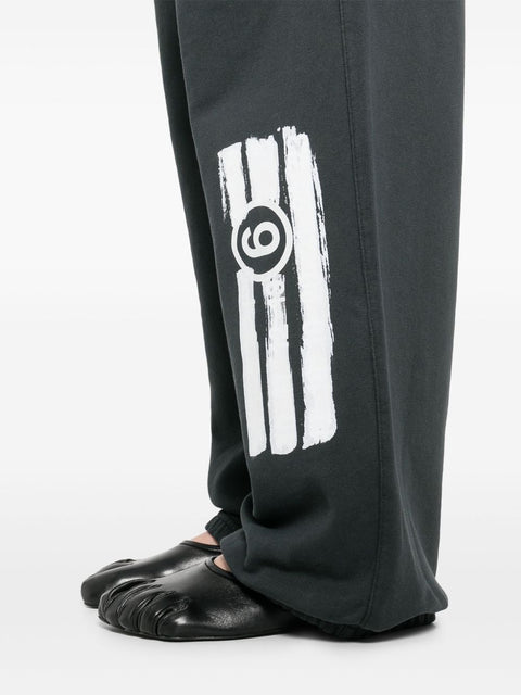 MM6 Maison Margiela Logo cotton sweatpants