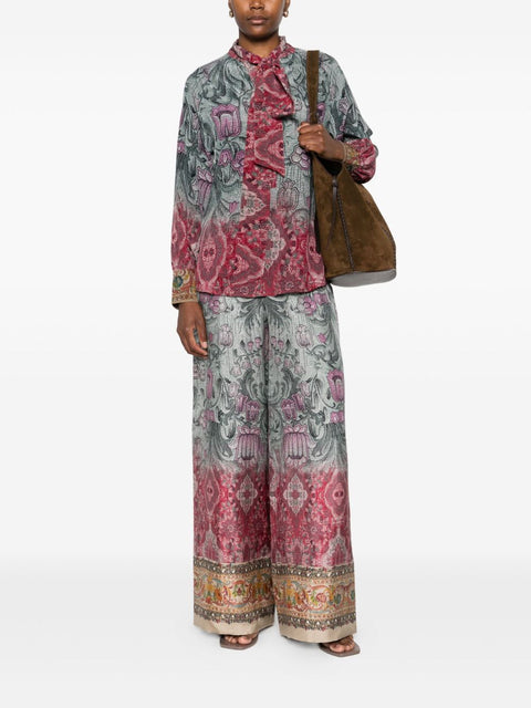 Pierre Louis Mascia Printed silk shirt