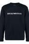 Emporio Armani Cotton Blend Crewneck Sweatshirt