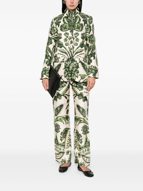 F.R.S . Printed silk shirt