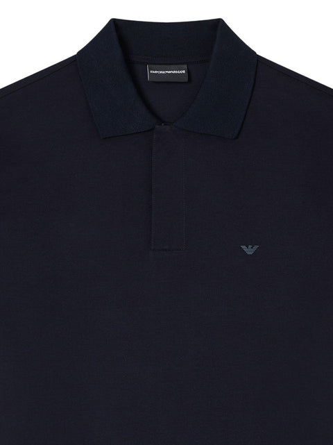 Emporio Armani Logo Cotton Polo Shirt