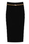 Elisabetta Franchi Knitted midi skirt