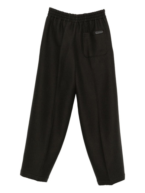 Ami Paris Wool wide-leg trousers