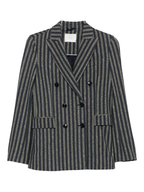 Circolo 1901 Cotton double-breasted jacket