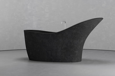 Slipper Freestanding Concrete Bathtub – Bespoke Collection
