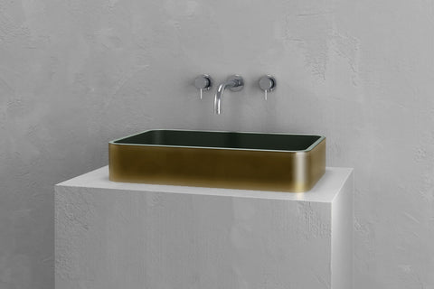 Rectangular Concrete Vessel Sink