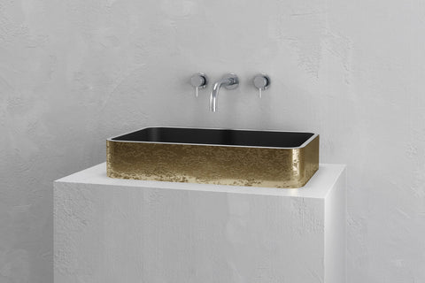 Rectangular Concrete Vessel Sink