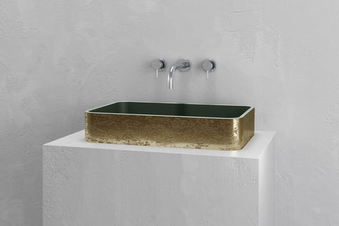 Rectangular Concrete Vessel Sink