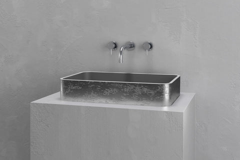 Rectangular Concrete Vessel Sink