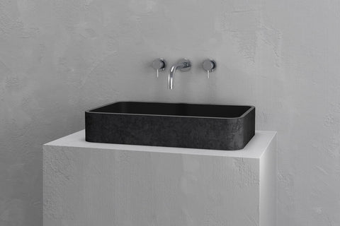 Rectangular Concrete Vessel Sink