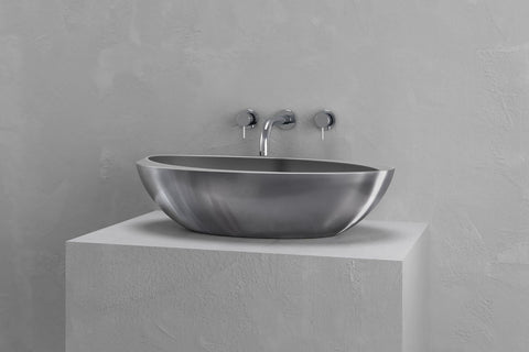 Oval Concrete Vessel Sink – Bespoke Collection