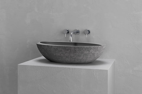 Oval Concrete Vessel Sink – Bespoke Collection