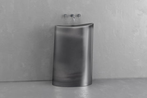 Oval Concrete Pedestal Sink – Bespoke Collection