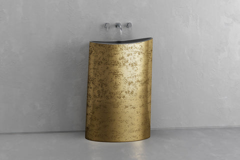 Oval Concrete Pedestal Sink – Bespoke Collection