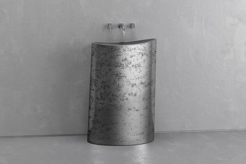 Oval Concrete Pedestal Sink – Bespoke Collection