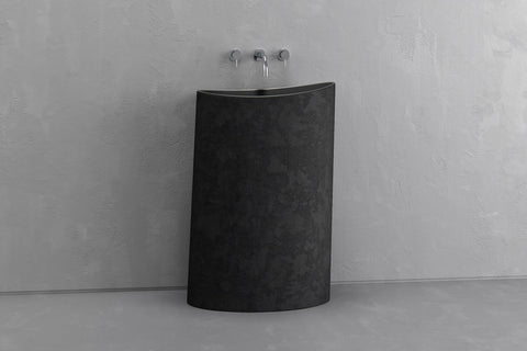 Oval Concrete Pedestal Sink – Bespoke Collection