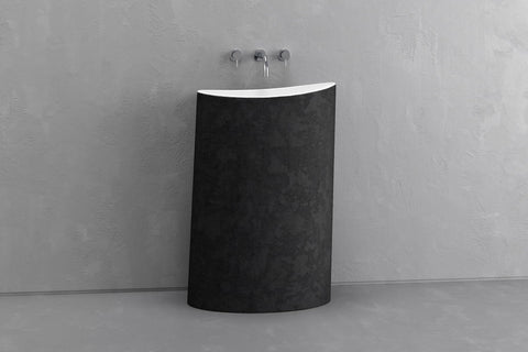 Oval Concrete Pedestal Sink – Bespoke Collection