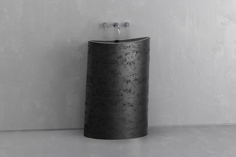 Oval Concrete Pedestal Sink – Bespoke Collection