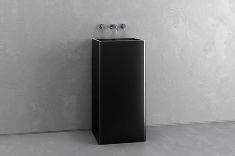 Square Concrete Pedestal Sink – Bespoke Collection