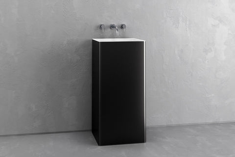 Square Concrete Pedestal Sink – Bespoke Collection