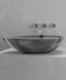 Egg-Shaped Concrete Vessel Sink