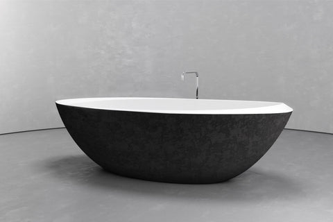 Oval Freestanding Concrete Bathtub – Bespoke Collection